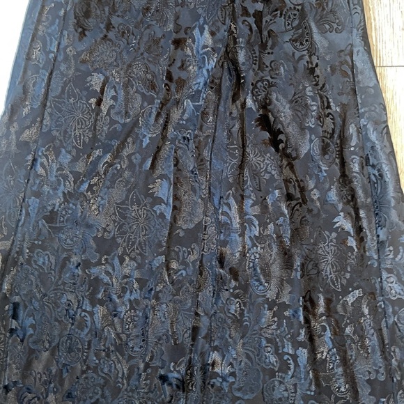 Victoria secret vintage stunning black slip dress with front slit size p petite - Picture 5 of 13